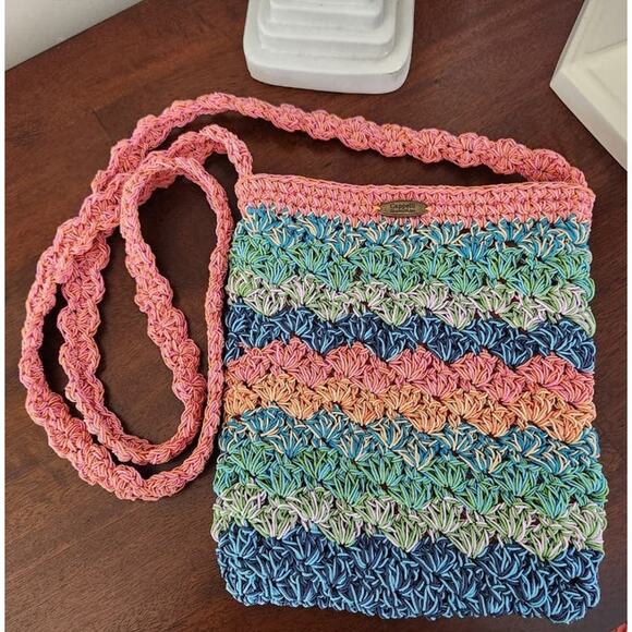 Cappelli Straworld Multicolor Crossbody Purse - Picture 1 of 8